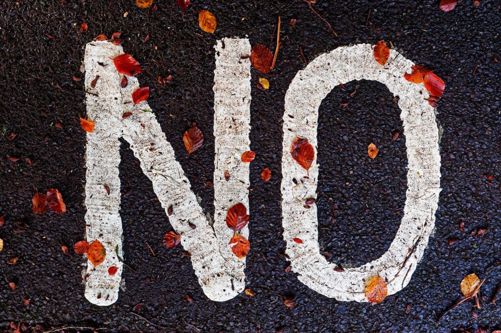 Caregivers Say No