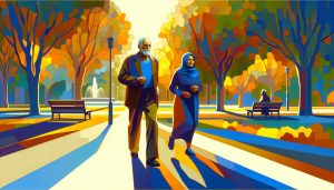 Role of Walking in Cardio Health for Elderly