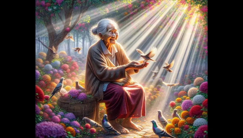 Embracing Aging with Positivity in Elderly
