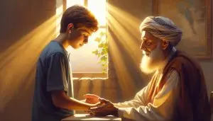 Engaging Grandchildren in Elderly Care