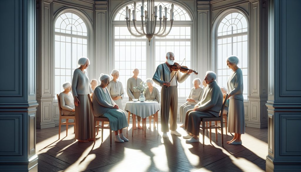 Nursing Home Residents Reacting to Music