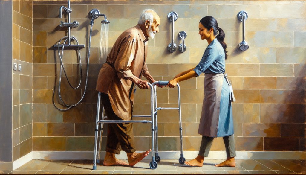 Moving Safely with a Walker or Shower