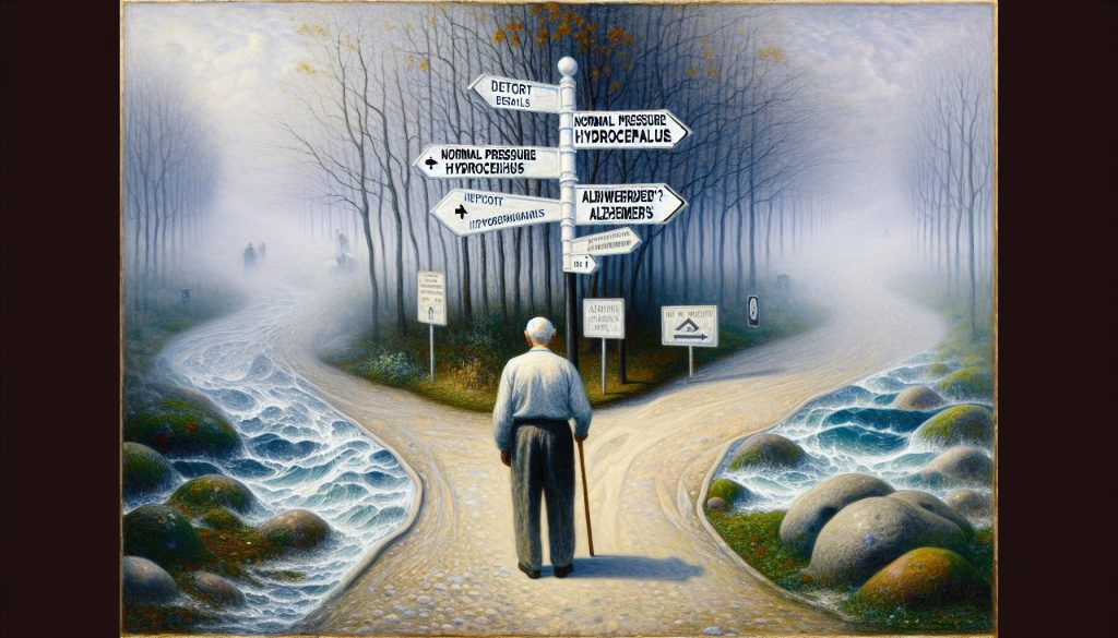 Distinguishing NPH from Alzheimer's Disease