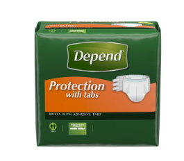 Depend Protection Brief with Tabs Small/Medium 19" - 34"