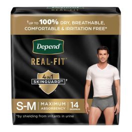 Depend Real Fit Waistband Style Underwear