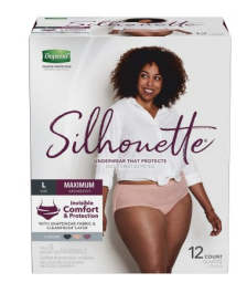 Depend Silhouette Female Adult Absorbent Underwear