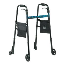 Folding Trigger Walker with 5" Wheels, Each