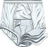 HealthDri Men's Moderate Reusable Briefs
