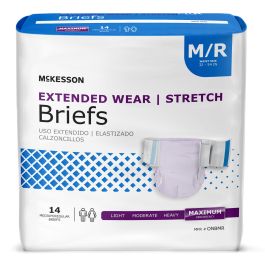 McKesson Extended Wear Maximum Absorbency Incontinence Brief