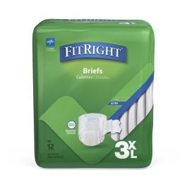 Medline FitRight Bariatric Disposable Briefs