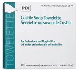 PDI Personal Castille Soap Towelette