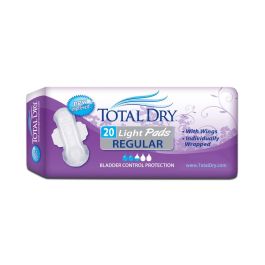 TotalDry Light Absorbency Bladder Control Pad
