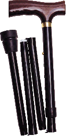 Alex Orthopedic Folding Travel Cane with Fritz Handle
