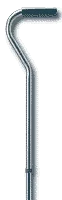 Aluminum Adjustable Cane With Offset Handle