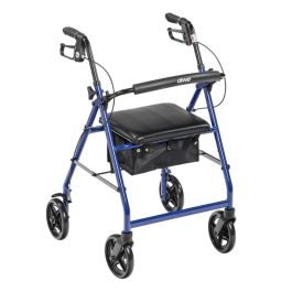 Aluminum Rollator with Removable Back Support