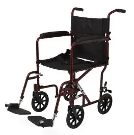 Aluminum Transport Chair with 8" Wheels
