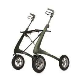 Carbon Overland Carbon Fiber Rollator, Green, Each