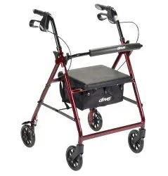 McKesson 4 Wheel Rollator Aluminum Frame