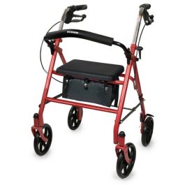 McKesson 4 Wheel Rollator Steel Frame