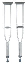 McKesson Push Button Aluminum Crutches