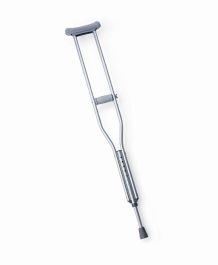 Push-Button Aluminum Crutches