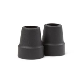 Replacement Small Base Quad Cane Tips, Gray, 1/2"
