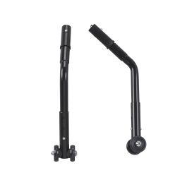 Universal Wheelchair Anti Tipper with Wheels, Black