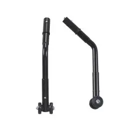 Universal Wheelchair Anti Tipper with Wheels, Black