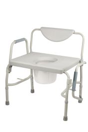 Bariatric Drop Arm Commode, 1000 lb Capacity