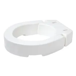 Elongated Hinged Toilet Seat Riser