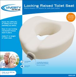 Locking Raised Toilet Seat