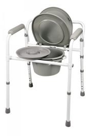 Lumex Steel Folding Commode