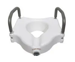 McKesson Raised Toilet Seat with Arms 5"