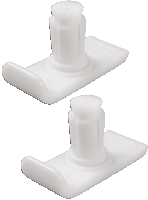 Universal Walker Ski Glides, Fits 7/8"-1",Pair