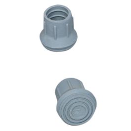 Walker/Commode Tips #20, 1", Grey, 4/Box